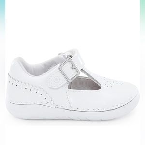 Stride Rite Toddler girl size 4 Stride Rite girls Lucianne white Patent Leather